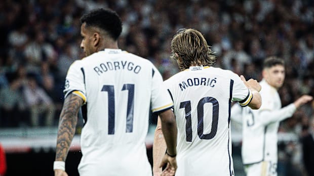 Rodrygo and Luka Modric