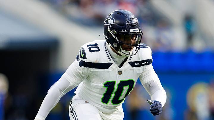 Uchenna Nwosu of the Seattle Seahawks