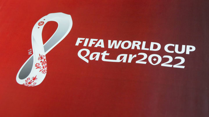 Das Logo zur WM 2022 in Katar