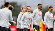 Liverpool FC Training Session And Press Conference - UEFA Champions League 2024/25 League Phase MD2