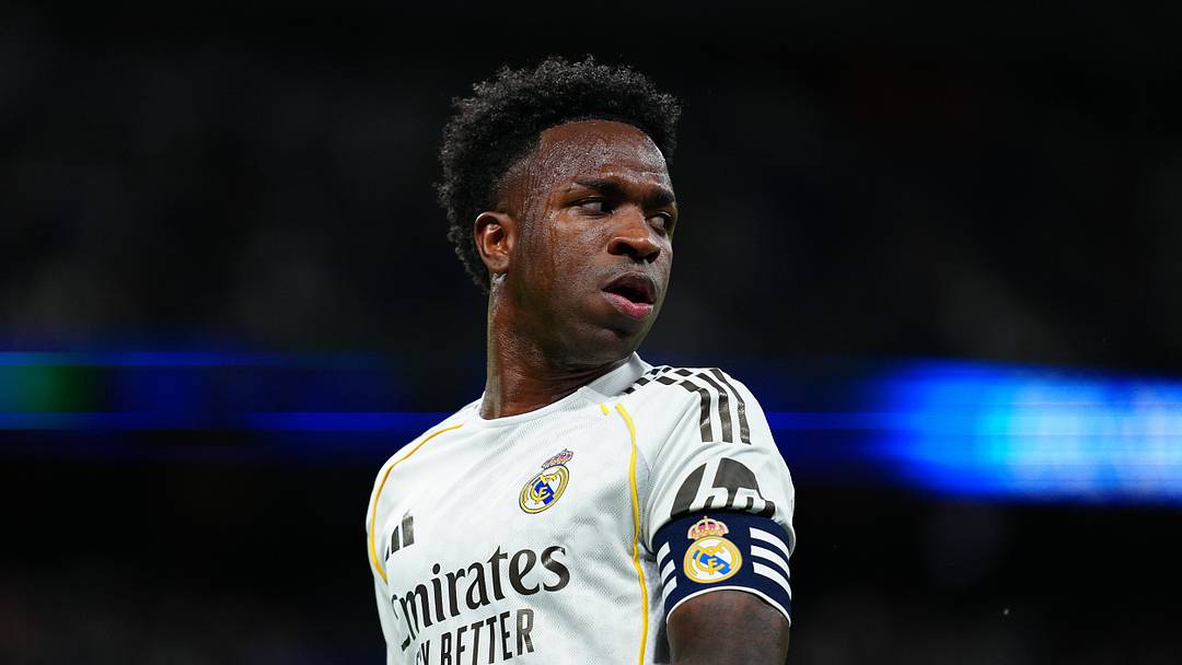 Vinícius Júnior of Real Madrid CF is seen during the