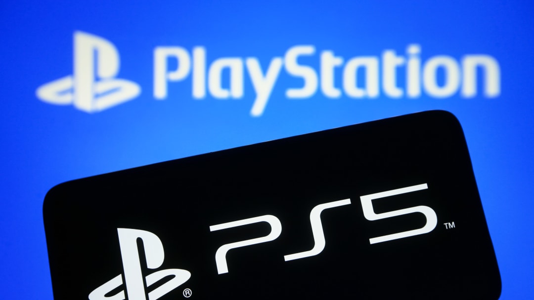 In this photo illustration, PlayStation 5 (PS5) logo is seen...