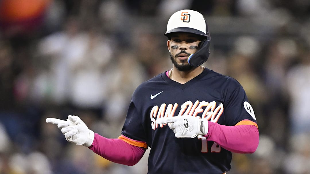 San Diego Padres catcher Luis Campusano.