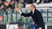Allegri on the touchline