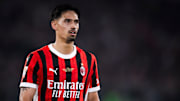 Tijjani Reijnders of AC Milan looks on during the Coppa...