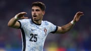 Pedro Neto of Portugal looks on during the Uefa Euro 2024...