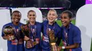 Gesichter des US-Teams: Talent Jaedyn Shaw, Altstar Alex Morgan, Veteranin Abby Dahlkemper und Verteidigerin Naomi Girma