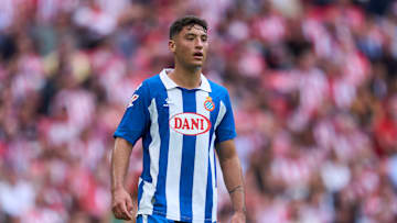 Alejo Veliz in action for RCD Espanyol