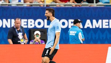 Rodrigo Bentancur during his last Uruguay appearance back in July at the Copa America 