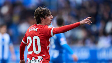 Bryan Gil in action for Girona
