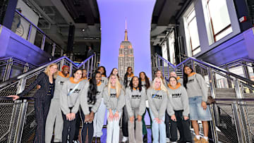 WNBA Draftees Light the Empire State Building
