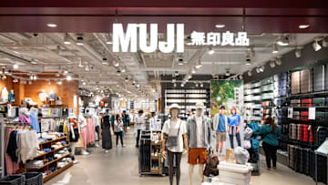 Japanese household and clothing retail company, Muji store...