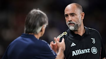 Juventus head coach Igor Tudor, right, and Atalanta manager Ivan Juric cross swords with both sides yet to taste a Serie A defeat this season