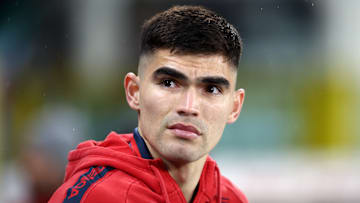 Johan Vasquez of Genoa Cfc looks on during the Serie A...