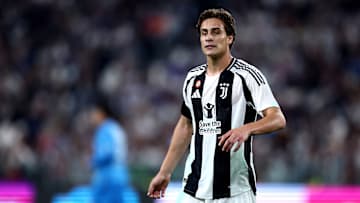 Kenan Yildiz of Juventus Fc  looks on during the Serie A...