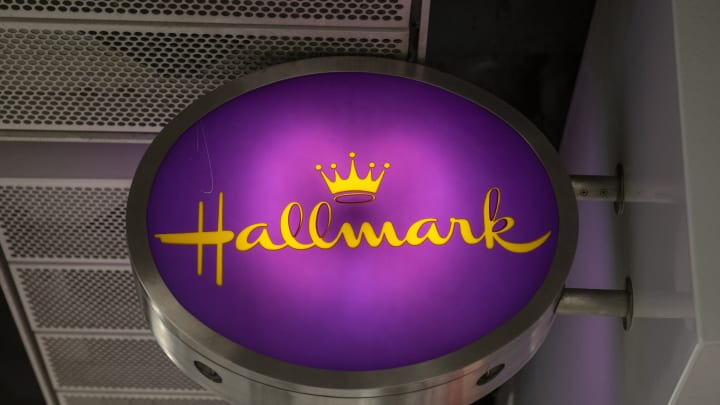 American Hallmark Cards store and logo seen in Hong Kong...