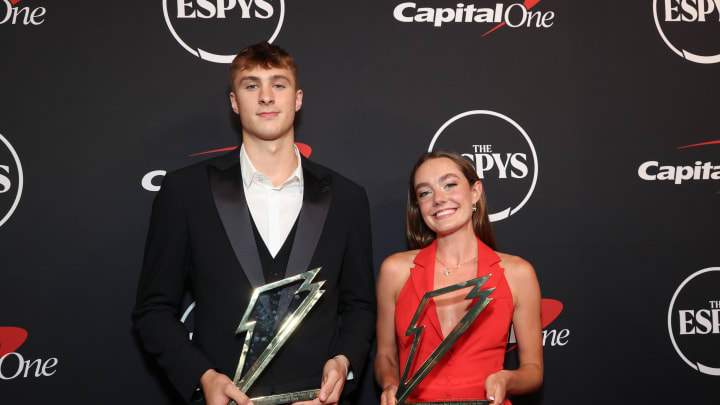 The 2024 ESPY Awards - Backstage; Duke basketball forward Cooper Flagg