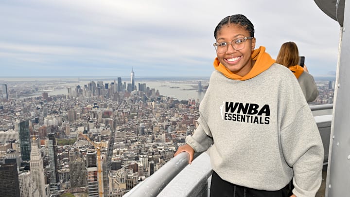 WNBA Draftees Light the Empire State Building