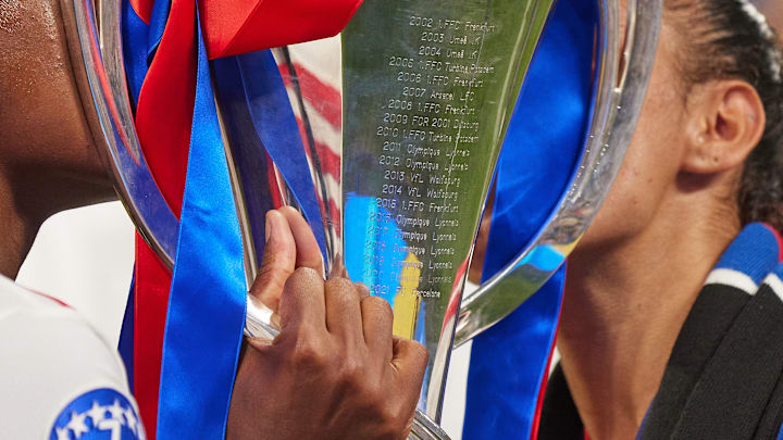 FC Barcelona v Olympique Lyonnais - UEFA Women's Champions League Final 2021/22 FC Barcelona v Olympique Lyonnais - UEFA Women's Champions League Final 2021/22