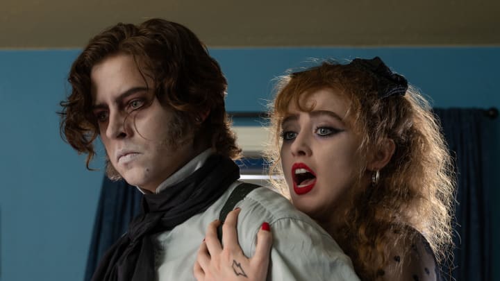 4208_D006_00205_R
Cole Sprouse stars as The Creature and Kathryn Newton as Lisa Swallows in LISA FRANKENSTEIN, a Focus Features release.
Credit: Michele K. Short / © 2024 FOCUS FEATURES LLC
