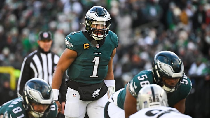 Jalen Hurts and the Eagles look to clinch the NFC East in Washington on Saturday night.