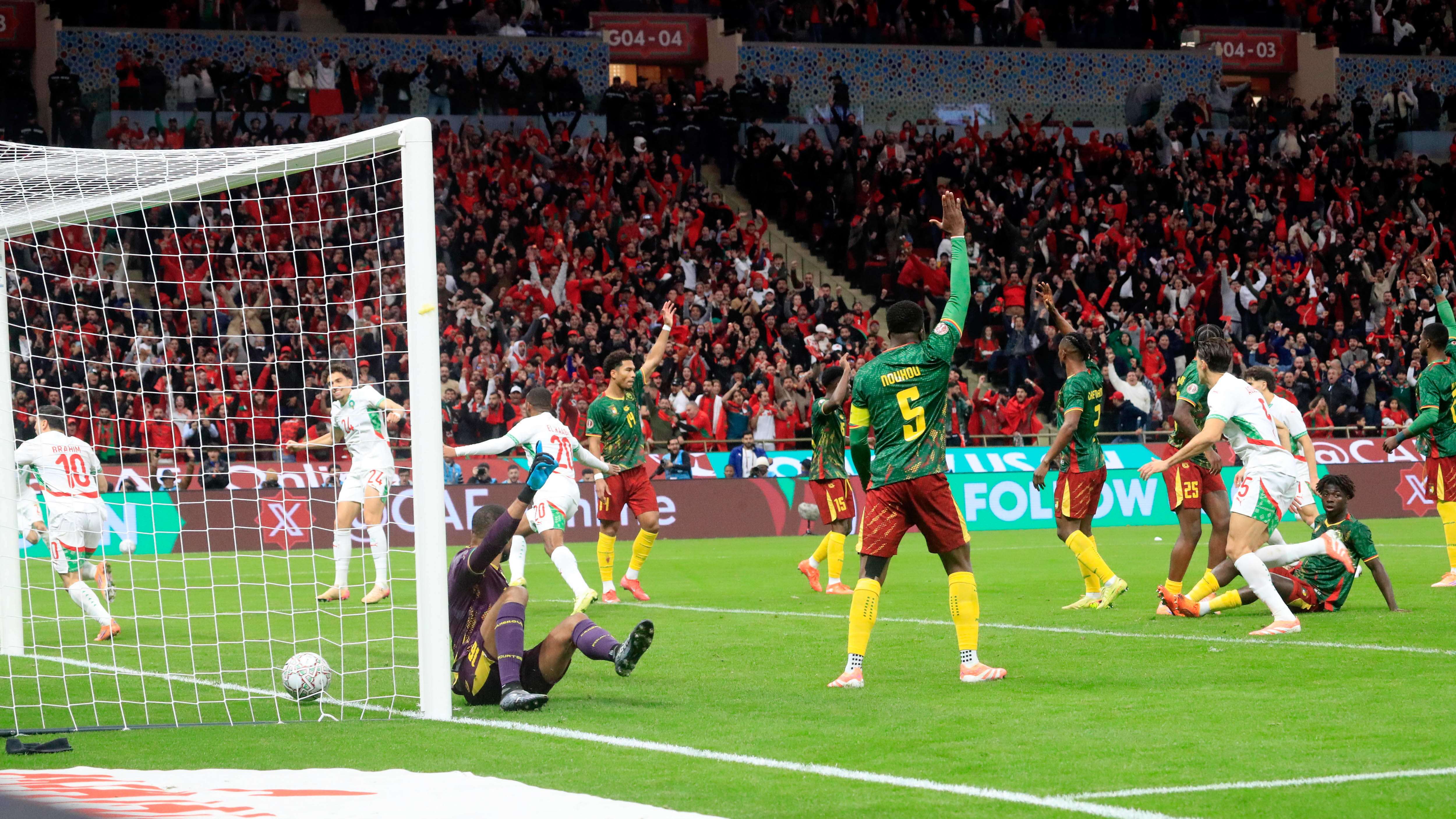 Brahim Diaz mencetak gol melawan Kamerun Brahim Diaz mencetak gol melawan Kamerun