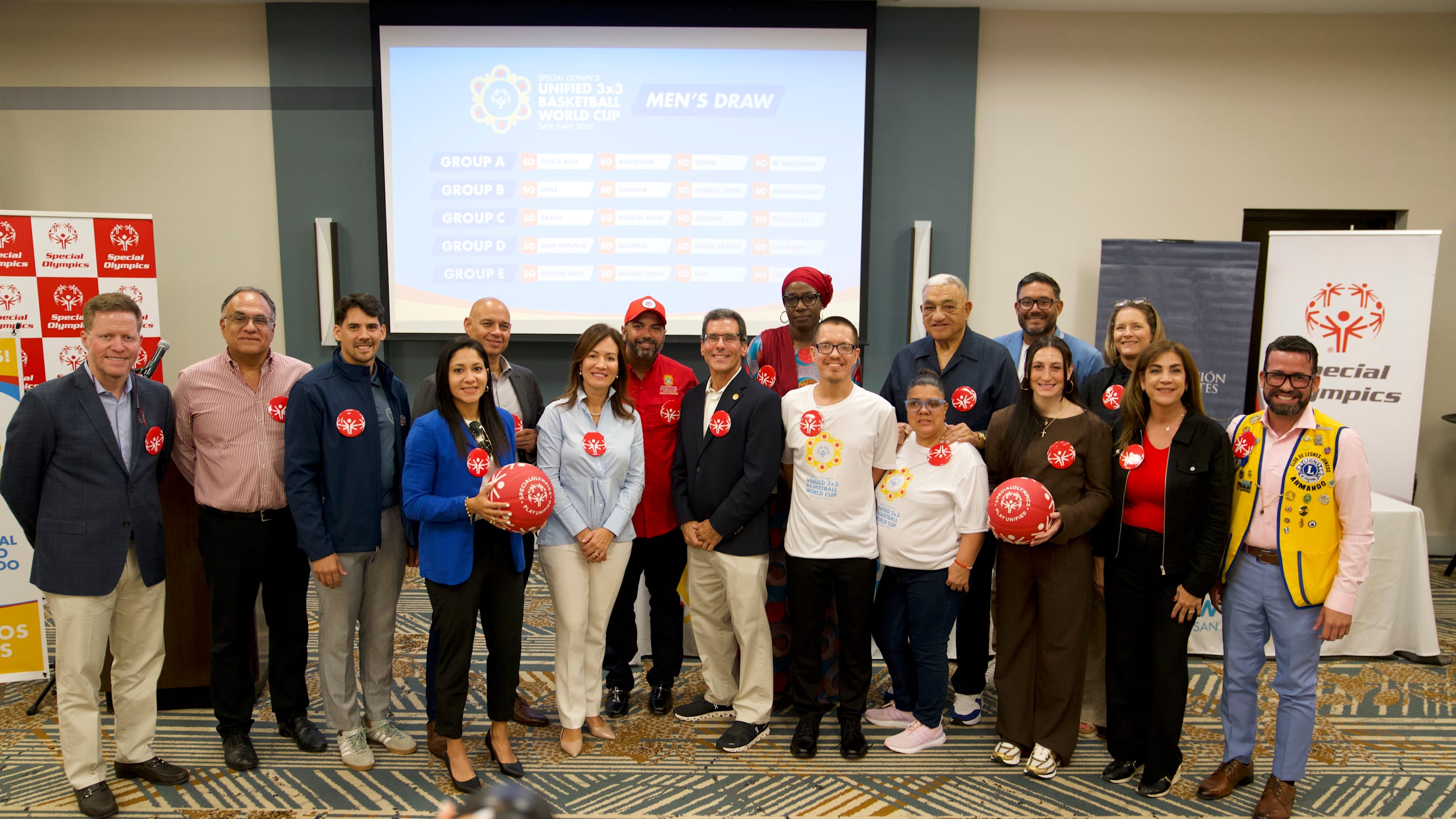 Special Olympics announces draw for first-ever Unified 3x3 Basketball World Cup in December