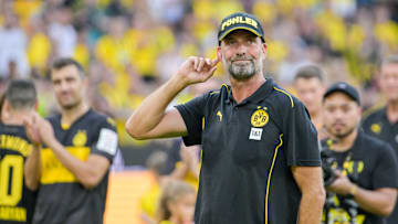 Jürgen Klopp durfte am Samstag auf die Trainerbank vom BVB zurückkehren