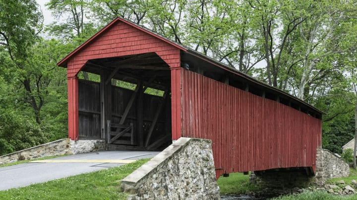 The Pool Forge Covered Bridge, Lancaster County...