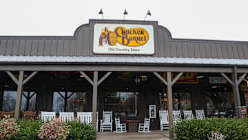 An exterior view of a Cracker Barrel Old Country Store...
