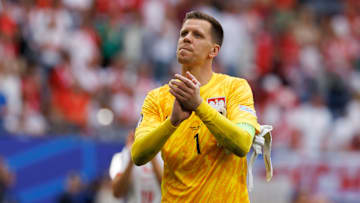 Wojciech Szczesny (Poland) greets fans after UEFA Euro 2024...