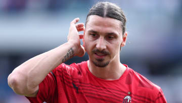 Zlatan Ibrahimović sous les couleurs de l'AC Milan.