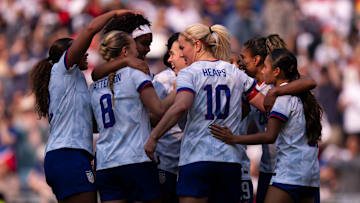 USWNT in International Friendly