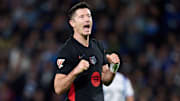 Robert Lewandowski está recuperado de lesão e será titular do Barcelona