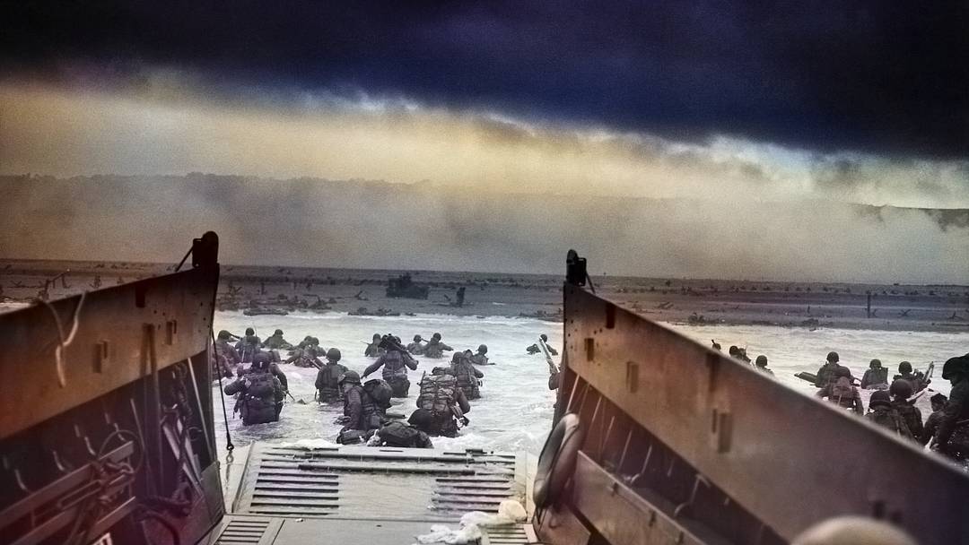 "Into The Jaws Of Death" Colorized "Into The Jaws Of Death" Colorized