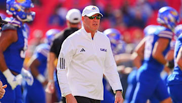 Kansas football head coach Lance Leipold