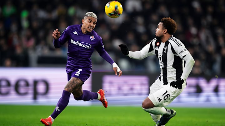 Fiorentina's Dodo constantly got the better of Juve's Weston McKennie when the sides met in March