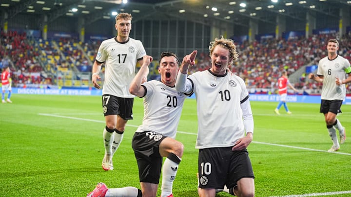 Die U21 hat bei der EM bislang viel Grund zum Jubeln Die U21 hat bei der EM bislang viel Grund zum Jubeln