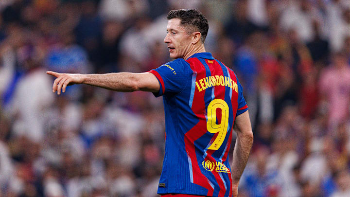 Robert Lewandowski a marqué face au Real Madrid.