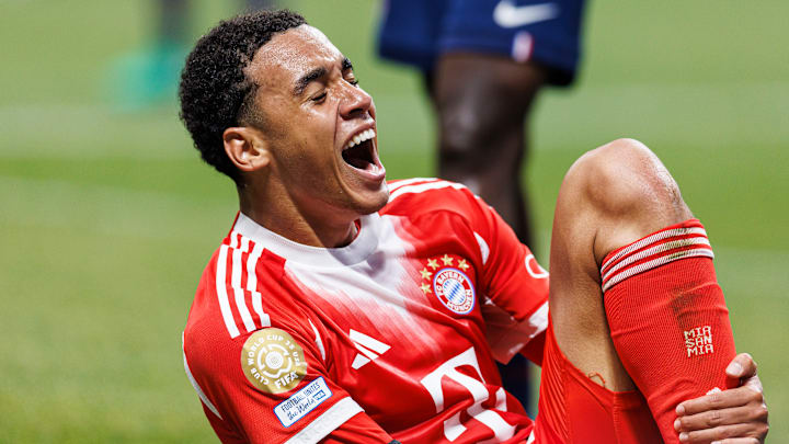 Jamal Musiala a été victime d'une énorme blessure face au PSG. Jamal Musiala a été victime d'une énorme blessure face au PSG.