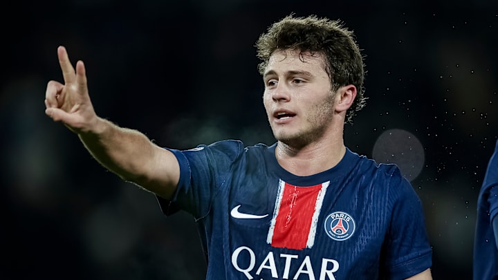 João Neves, l'une des belles histoires du PSG cette saison. João Neves, l'une des belles histoires du PSG cette saison.