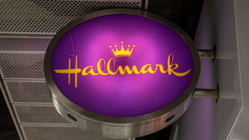 American Hallmark Cards store and logo seen in Hong Kong...