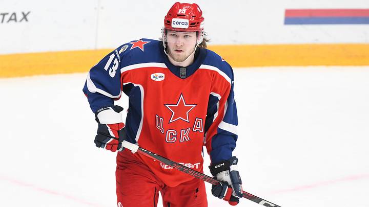 CSKA Moscow winger Prokhor Poltapov, a Buffalo Sabres prospect