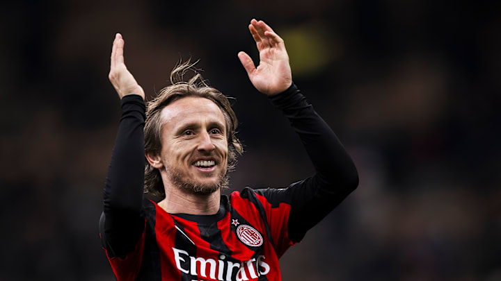 Multicampeão pelo Real Madrid, o croata Modric atualmente defende o Milan