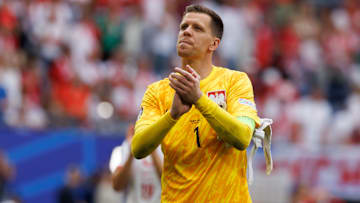 Wojciech Szczesny (Poland) greets fans after UEFA Euro 2024...