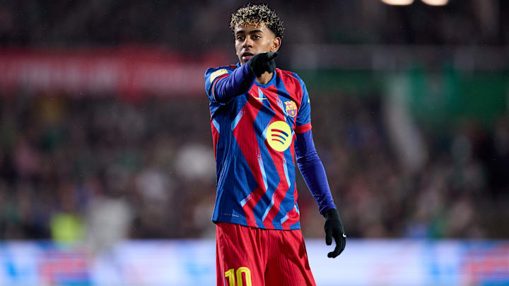 Lamine Yamal a inscrit le deuxième but barcelonais à Santander.