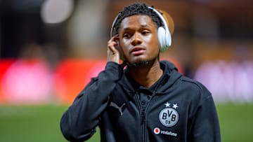 Julien Duranville kommt beim BVB nicht zum Zuge 