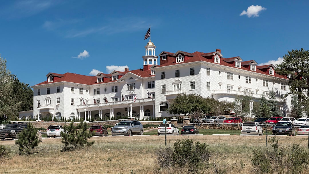 The historic Stanley Hotel in Estes Park, Colorado.
