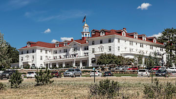 The historic Stanley Hotel in Estes Park, Colorado.