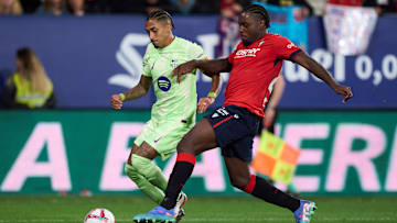 Raphinha é o vice-artilheiro do Barça na temporada, com 27 gols, atrás apenas de Lewandowski (35)